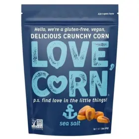 855596007038 LOVE CORN Sea Salt Roasted Crunchy Snack