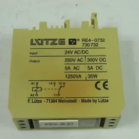 RE4-0732 LUTZE Mini Relay Module Ac #2