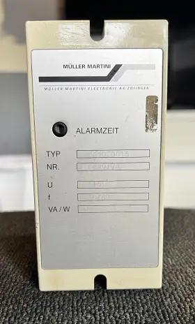 4230.0015 M-LLER MARTINI Muller Starting Alarm Relay Grapha