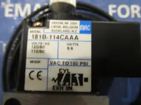 181B-114CAAA MAC VALVE Pneumatic Solenoid Npt #3