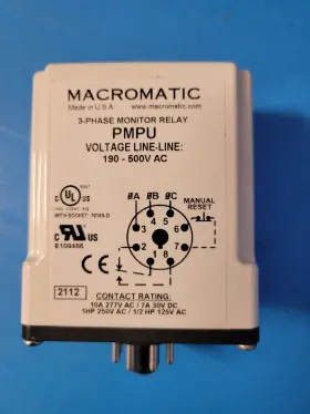 PMP575 MACROMATIC Pmpu Phase Monitor Relay Spdt Pin
