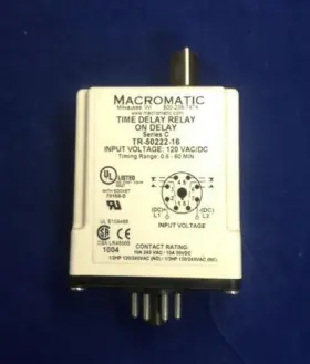 TR-50222-16 MACROMATIC Delay Relay Usnp