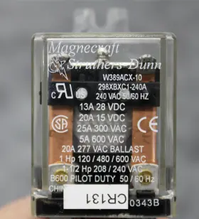 W389ACX-10 MAGNECRAFT General Relay Bse