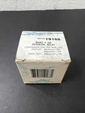19168 MARS Hvac Potential Relay Volt Coil Voltage