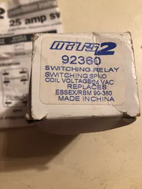 92360 MARS Switching Relay Coil Vac