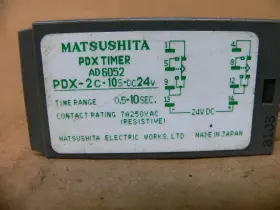 PDX-2C-10S-DC24V MATSUSHITA Timer Delay Relay #3