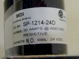 SP-1214-24D MDI Contactor Relay #2