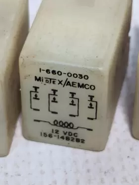 156-14B2B2 MIDTEX Aemco Relay Vdc Coil Blade #3