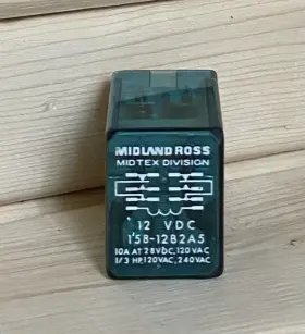 158-12B2A5 MIDTEX / MIDLAND ROSS Set Relay