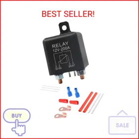 Mlkoss Yzxuse242400000 12v Dc 200 Amp Split Relay Switch High Current 4 Terminal Relays For Car Truck M