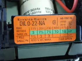 DIL0-22-NA MOELLER Klockner Contactor Coil Ac