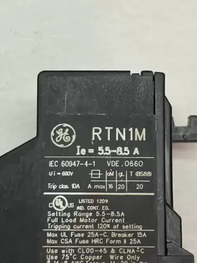 RTN1M MOELLER General Electric Overload Relay #2