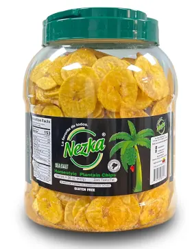 719710281578 NEZKA Salted Plantain Chips Delicious Crunchy