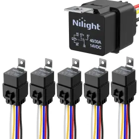 445012150160 NILIGHT Pack Waterproof Relay Harness Awg Tinned