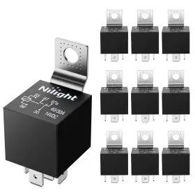 C439436374 NILIGHT Pack Spdt Electrical Switch Relay Amp