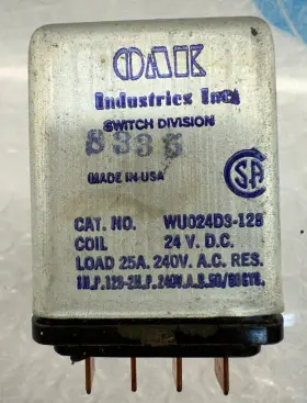 WU024D3-128 OAK INDUSTRIES Overload Relay