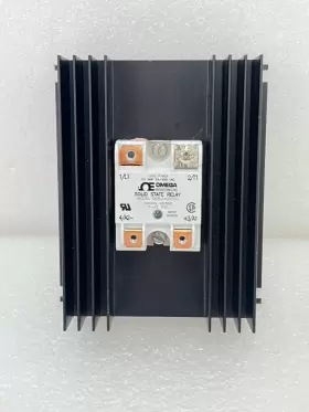 SSRL240DC50 OMEGA Solid Relay Base Heatsync Great