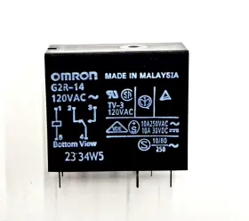 G2R-14-AC120 OMRON Relay Spdt Coil Pcb