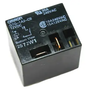 G7G-1A2-CB-DC12 OMRON Spst Contacts Amp Relay