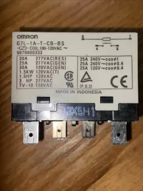G7L-1A-T-CB-BS OMRON Bosch Nexxt Dryer Relay Vac