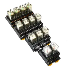 MYN4 OMRON Miniature Power Relays Indicator Sockets