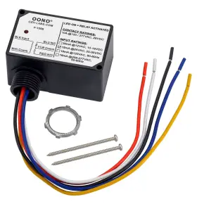 954525631550 OONO Spdt Power Relay Module Enclosure Wired Ac #2