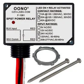 954525633189 OONO Ac Spst Power Relay Module Enclosure