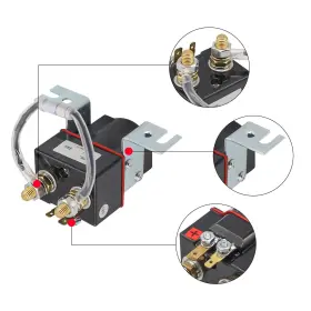 726587323317 PANGLONG Club Car Terminal Albright Solenoid #3