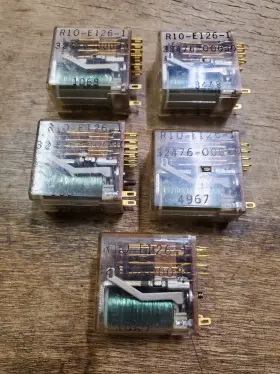 R10-E126-1 PARELCO Signal Relays Pole Nos Potter Brumfield
