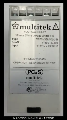 M200V33UVQ-LSI PCS MULTITEK Voltage Relay