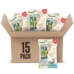 850063196079 PEAKAPOP Veggie Chips Plant Based Healthy Pack