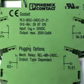 2967772 PHOENIX CONTACT Relay Socket Bases #2