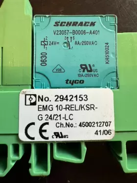 V23057-B0006-A201 PHOENIX CONTACT Schrack Relayno Socket Emg #2