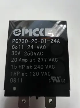 Picker Pc730-2c-c1-24a Power Relay 24vac Coil Dpdt 30a Flange Mount Nos Picker Pc730-2c-c1-24a Power Relay 24vac Coil Dpdt 30a Flange Mount Nos