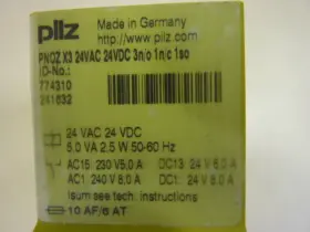 PNOZX324VAC24VDC3N PILZ Safety Relay #2