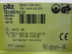 PZE924VDC8N-O1N-C PILZ Safety Relay #3