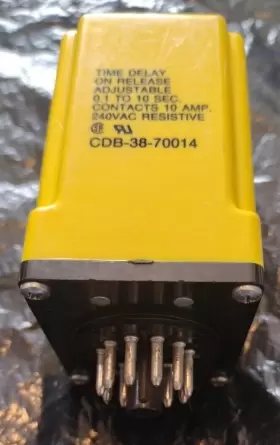 CDB-38-70014 POTTER BRUMFEILD Brumfield Sec Delay Relay #2