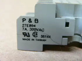 27E894 POTTER BRUMFIELD Relay Socket #3
