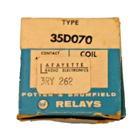 35D070 POTTER BRUMFIELD Relay Pin Base Nos