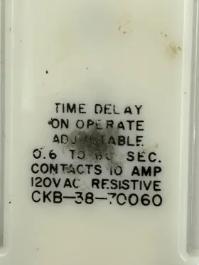 CKB-38-70060 POTTER BRUMFIELD Amf Delay Relay Sec #2