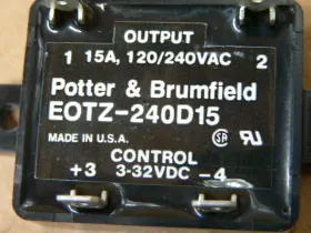 EOTZ-240D15 POTTER BRUMFIELD Relay #3