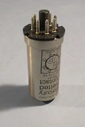 JM-1114-12 POTTER BRUMFIELD Mercury Wetted Contact Relay