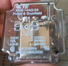 KRP-14AG-24 POTTER BRUMFIELD Set Relay Coil Pin