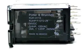 KUHP-11DT2-24 POTTER BRUMFIELD Latching Lug Power Relay