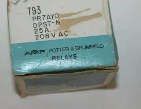 PR7AYO POTTER BRUMFIELD Dpst Panel Latching #3