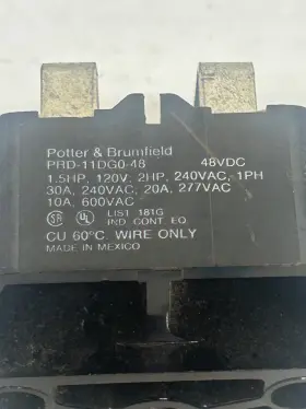 PRD-11DG0-48 POTTER BRUMFIELD Definite Contactor Coil Nos