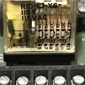 R10-E1-X6-115V POTTER BRUMFIELD Rdi Relay Socket Board Base #2
