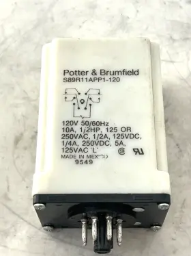 S89R11APP1-120 POTTER BRUMFIELD General Relays