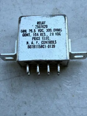 2507620 PRICE ELECTRIC Relay Coil Vdc