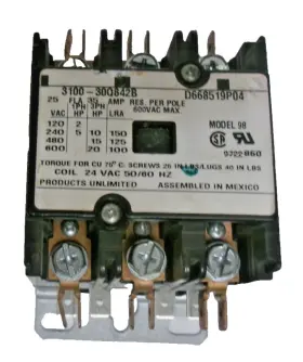 3100-30T942B PRODUCTS UNLIMITED Vac Amp Contactor